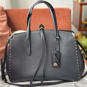 Elegant midnight navy Studded Women's Handbag